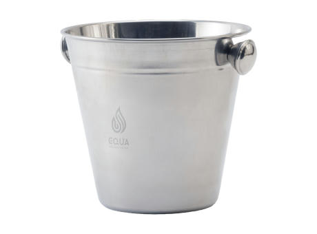 Shiny Stainless Steel Ice Bucket 1,4 L Werbeartikel