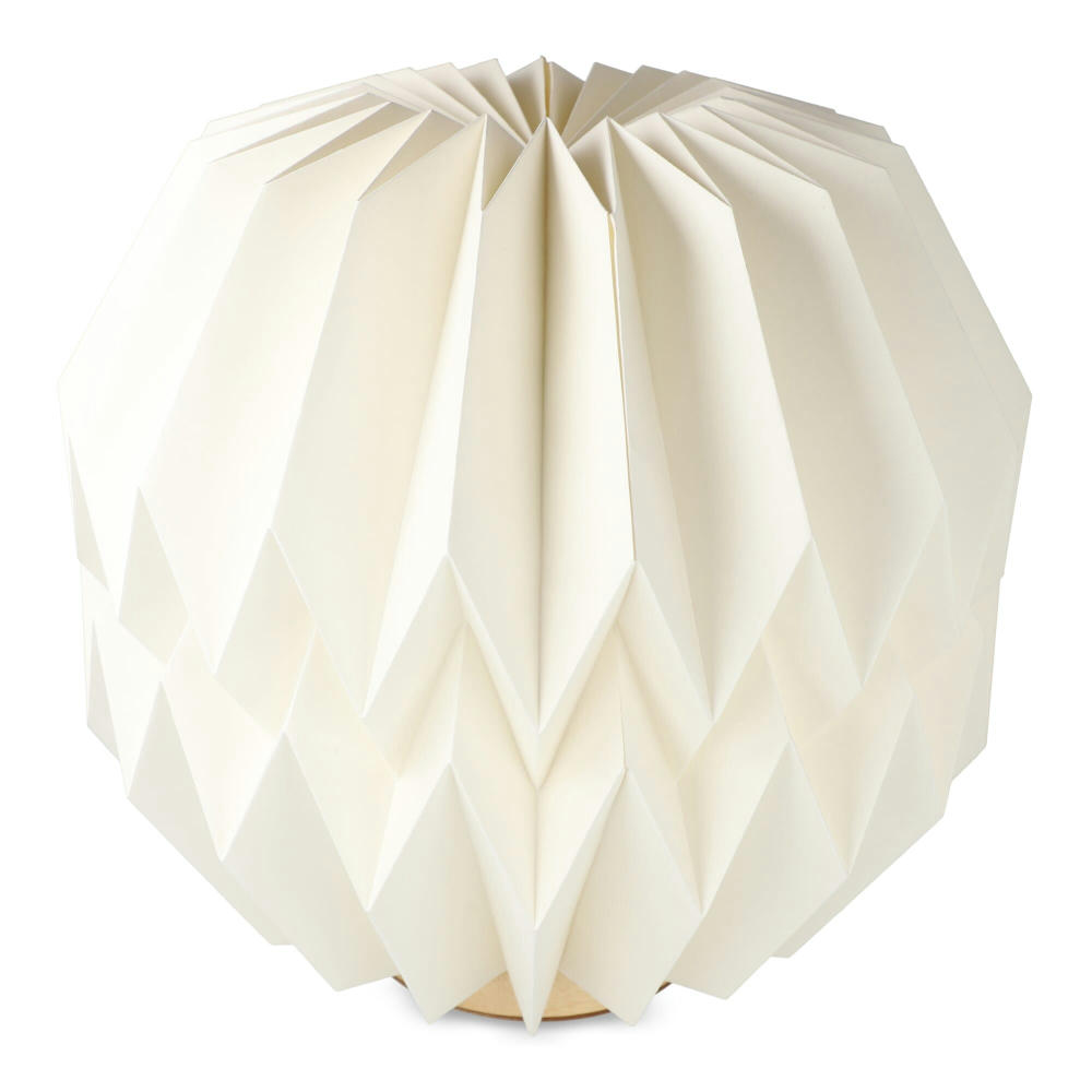 Coollux faltbare, von Origami inspirierte Papier-LED-Lampe Luna 25cm Werbeartikel