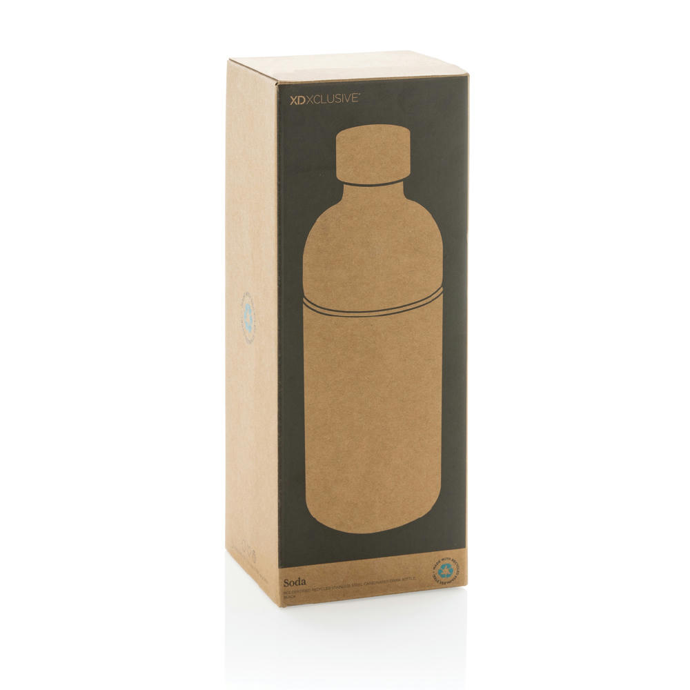 Soda Trinkflasche aus RCS-zertifiziertem Stainless-Steel Werbeartikel