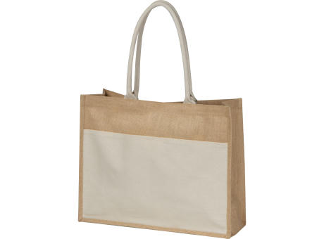 Product image Jutetasche mit Vorfach Werbeartikel