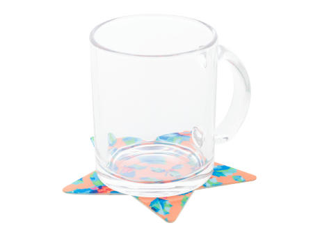 Individueller RPET Filzuntersetzer CreaFelt Drink Xmas Werbeartikel