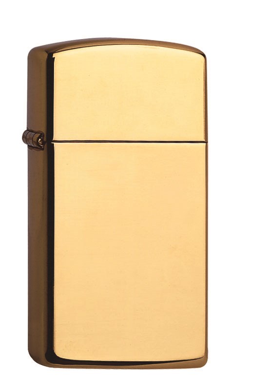 Zippo BRASS HIGH POLISHED SLIM bedrucken