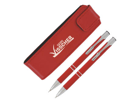Product image ARUBA Mäppchen mit 1 Kugelschreiber und 1 Druckbleistift Peekay Werbeartikel