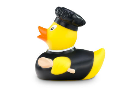 Werbeente Bruno Bratpfanne Schwarz Werbeartikel