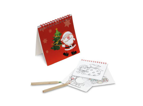 ERZU. Weihnachts-Malblock Werbeartikel