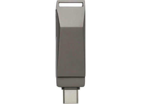 USB-Stick aus verzinkter Oberfläche Dorian bedrucken