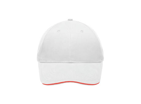 Light Brushed Sandwich Cap - Hochwertige, leichte und weiche 6 Panel Cap Werbeartikel