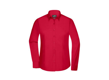 Ladies' Shirt Longsleeve Poplin - Klassisches Shirt aus pflegeleichtem Mischgewebe Werbeartikel