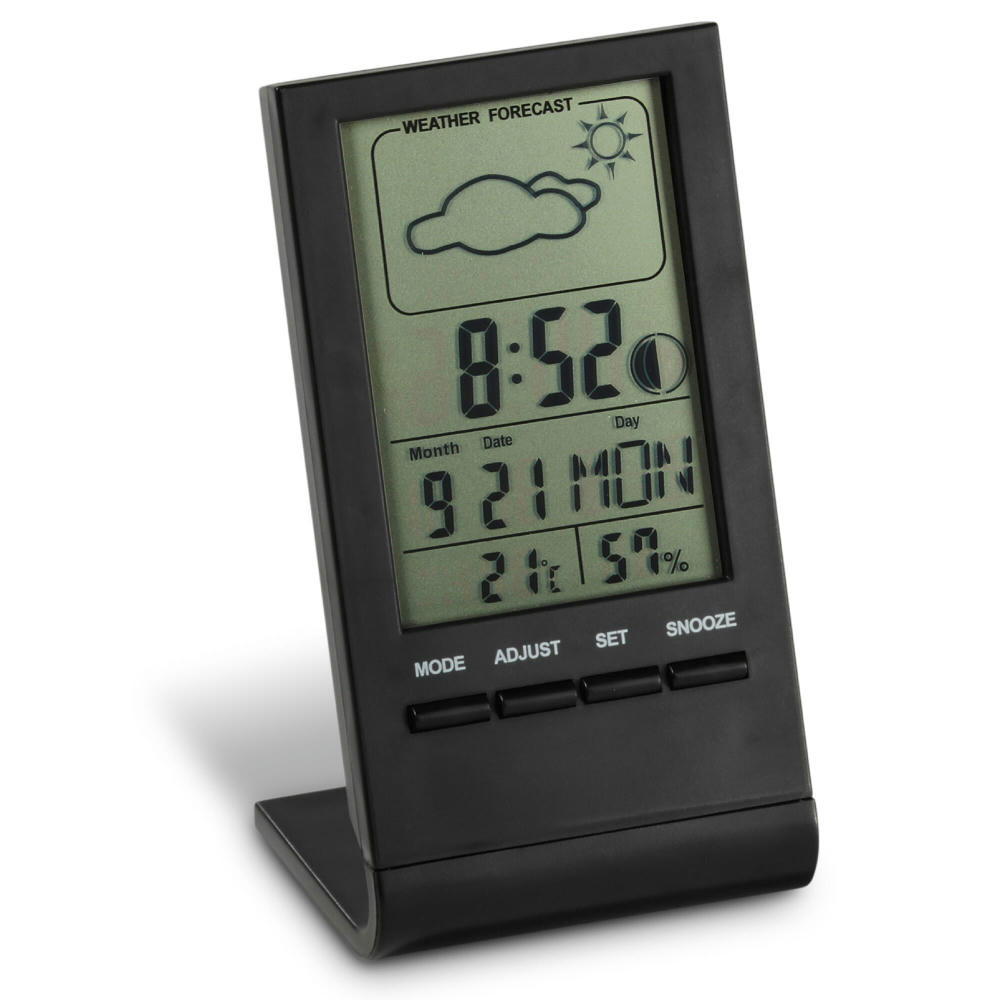 Product image Elektronische Wetterstation Schwarz Werbeartikel