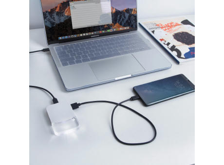 2598 | Xoopar iLo Mini Hub– 4 in 1 Adapter – USB 2.0 Data Transfer - Splitter Werbeartikel