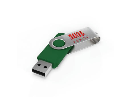 USB Stick Twister Green, 4 GB  Werbeartikel