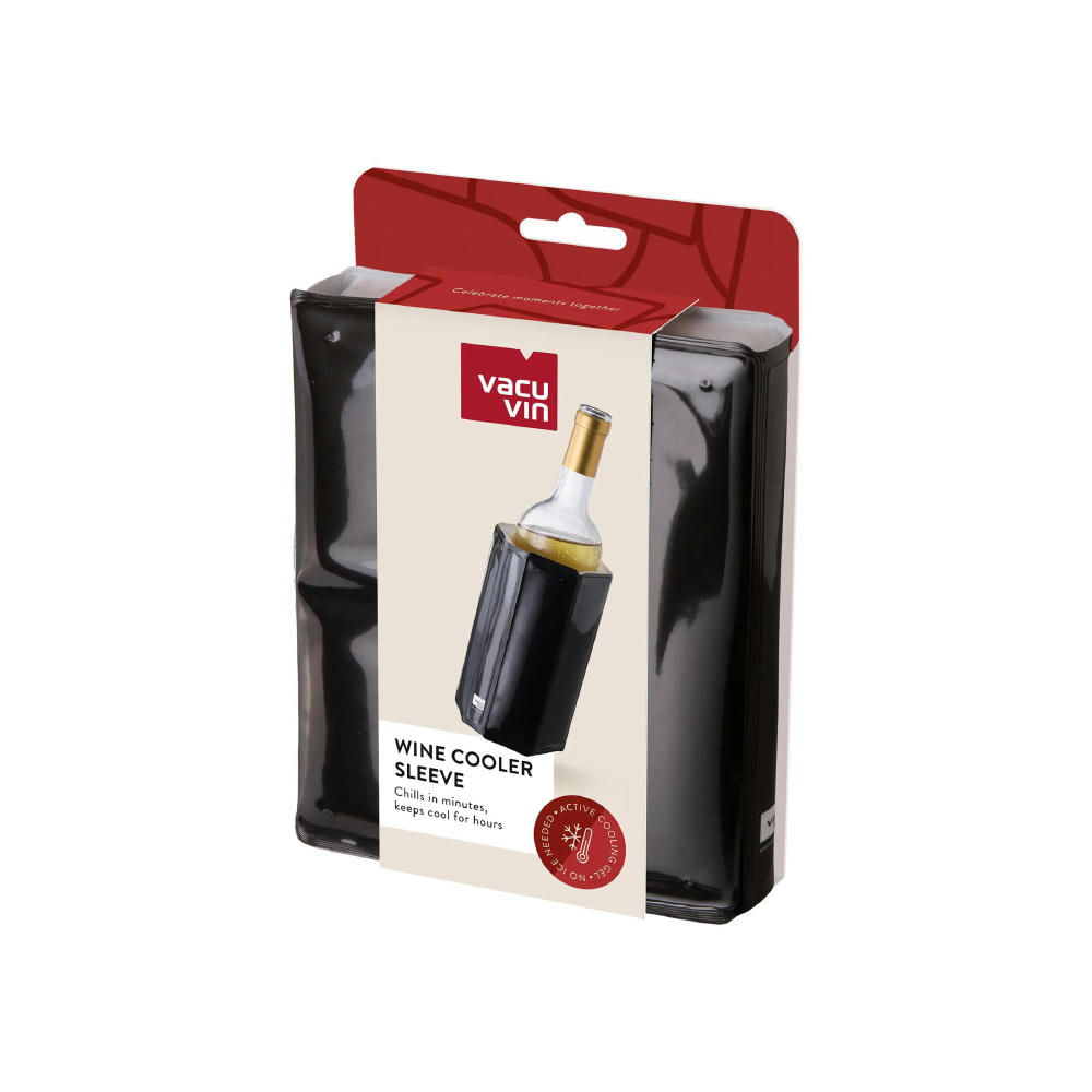 Wine Cooler Sleeve Black Weinkühler Werbeartikel