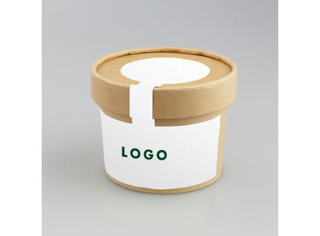 Big Cup mit 10 Samenkugeln Werbeartikel