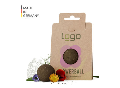 Product image Seedbomb - Flower-Ball "Bienenwiese" - torffrei Werbeartikel