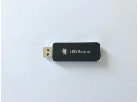Product image USB-Stick F80 light USB 2.0 Flash Disk 1 GB schwarz/blau bedrucken