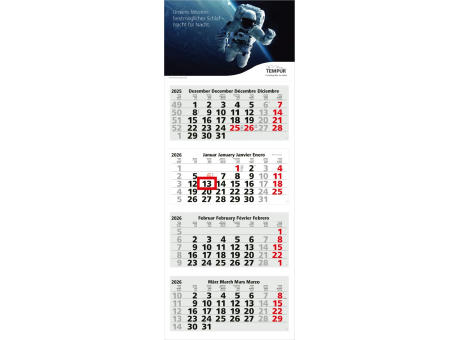 Product image 4-Monatskalender Forum Light 4 Bestseller (Mehrblock) Werbeartikel