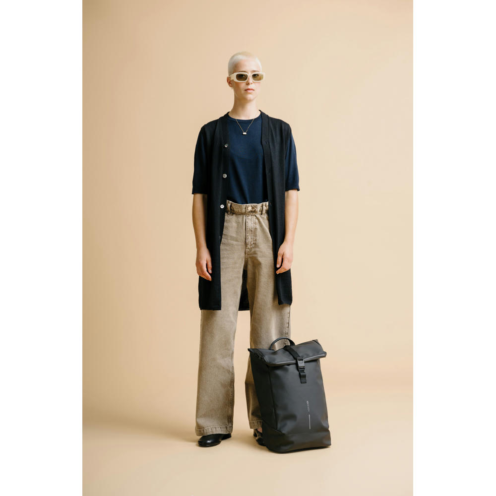 Urban wasserabweisender Flap-Top Rucksack Werbeartikel