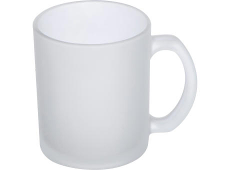 Product image Glastasse weiß gefrostet, 300ml bedrucken
