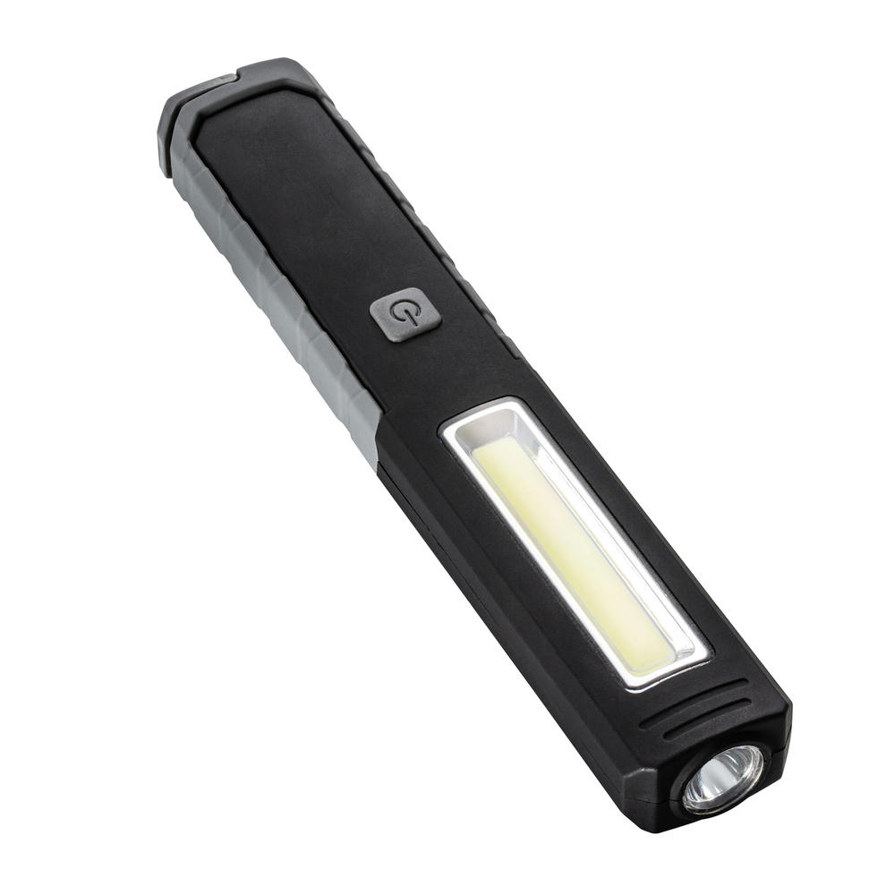 Product image Multifunktions-Taschenlampe Maturin mit COB-Seitenlicht und Frontspot – Arbeitsleuchte mit Logo