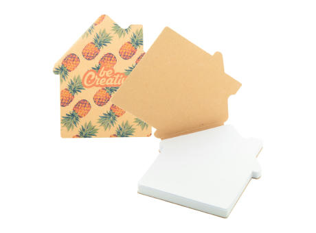 Product image Individuelle Haftnotizen CreaStick House Eco Werbeartikel