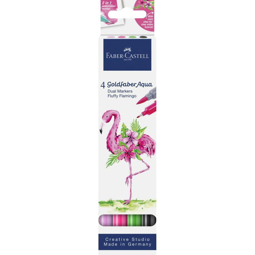 Goldfaber Aqua Dual Marker, Fluffy Flamingo Werbeartikel