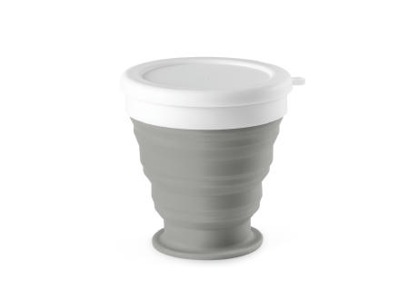 Product image ASTRADA. faltbarer Reisebecher aus Silikon und PP 250 ml bedrucken