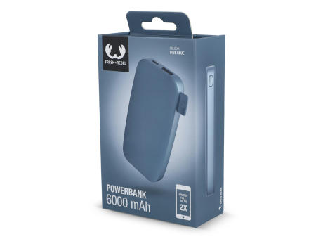 2PB6100 | Fresh 'n Rebel Powerbank 6000mAh USB-C bedrucken