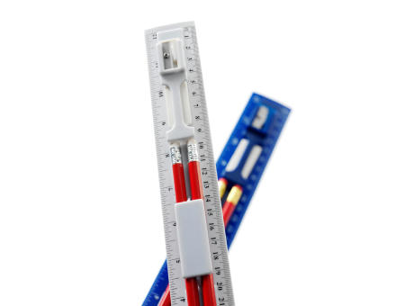 Lineal-Set aus Kunststoff Pascale Werbeartikel