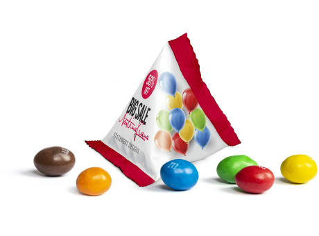 M&M's Peanuts im Mini Tetraeder bedrucken