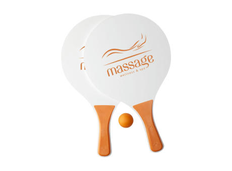 BeachTennis Strandspiel Werbeartikel