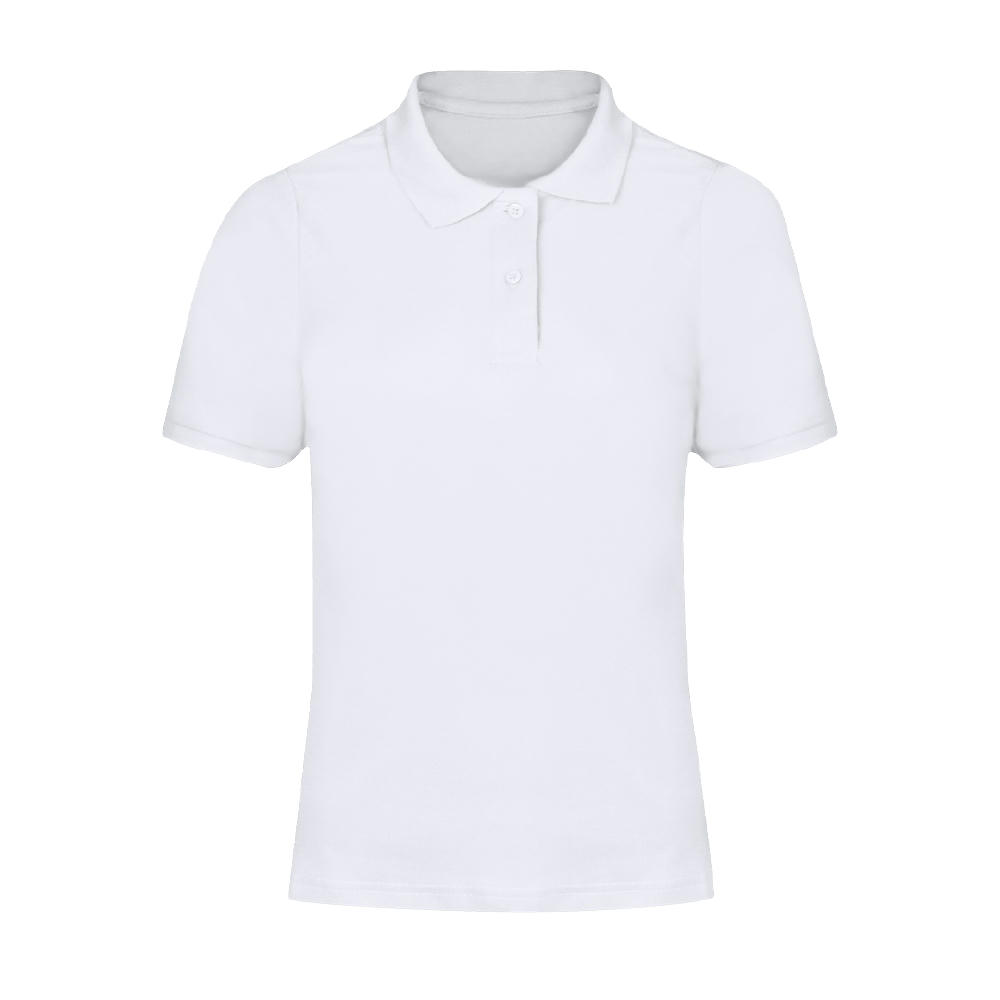 Product image Erwachsene Frauen Weiß Polo-Shirt Charles Werbeartikel