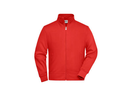 Workwear Sweat Jacket - Sweatjacke mit Stehkragen und Reißverschluss Werbeartikel