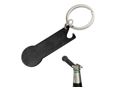 Schlüsselanhänger mit Einkaufschip Stickit bedrucken