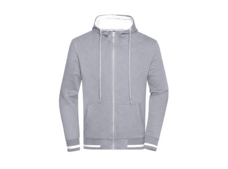 Men's Club Sweat Jacket - Sweatjacke mit Reißverschluss und Kapuze Werbeartikel