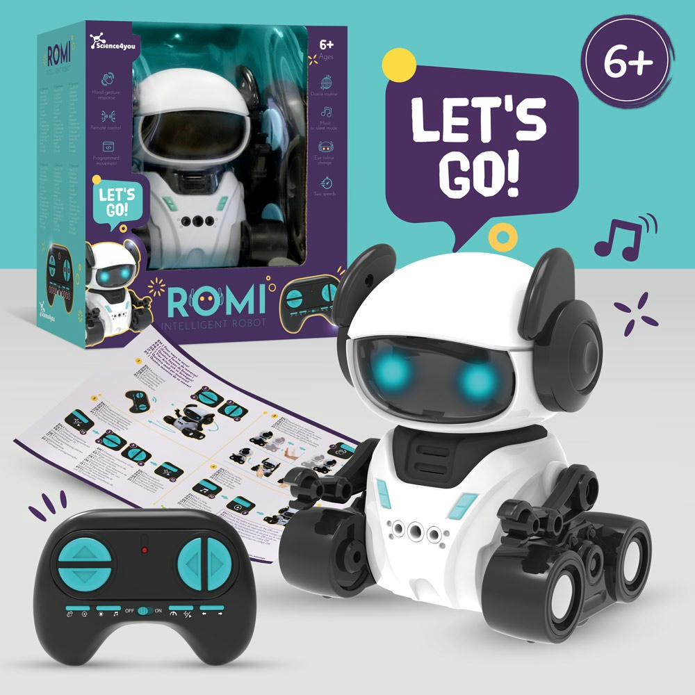 ROMI INTELLIGENT ROBOT. Lernspielzeug für Kinder Werbeartikel