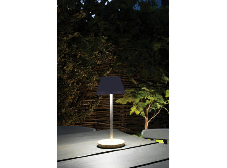 Pure Glow USB-Tischleuchte aus RCS recyceltem Kunststoff Werbeartikel