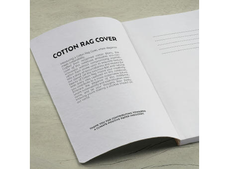 Verne Notizbuch A5 recy. Papier 80gsm 196 Seiten Werbeartikel