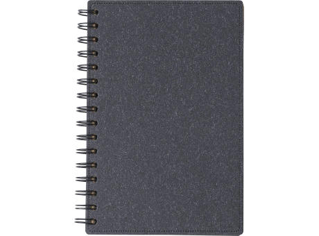 Hardcover-Notizbuch aus recyceltem Karton Caleb Werbeartikel