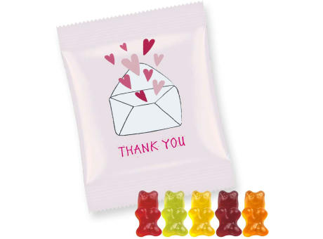Product image Gummibärchen ohne Gelatine, ca. 15g, Midi-Tüte Werbeartikel