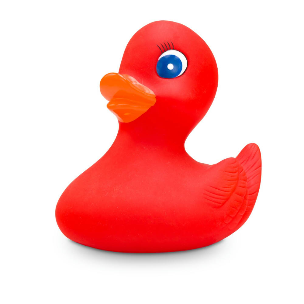 Product image Werbeente Ruby, ca. 8 cm Werbeartikel