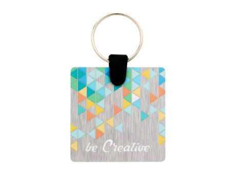 Schlüsselanhänger (quadratisch) Aluudy C bedrucken