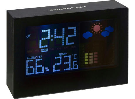 Wetterstation aus Kunststoff Halima Werbeartikel