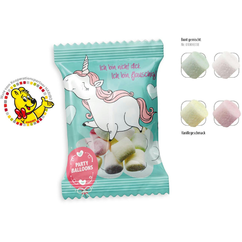 Product image HARIBO Mini Chamallows Werbetüte, 6 g, Inhalt: HARIBO Mini Chamallows Werbeartikel