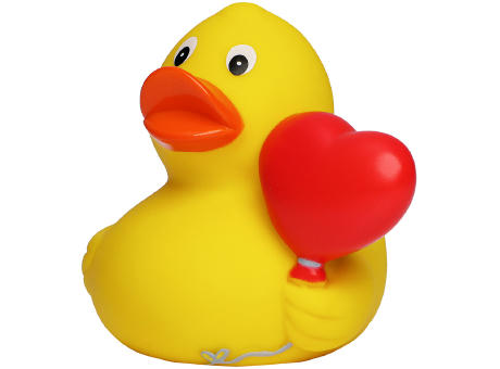 Quietsche-Ente Herzballon Werbeartikel