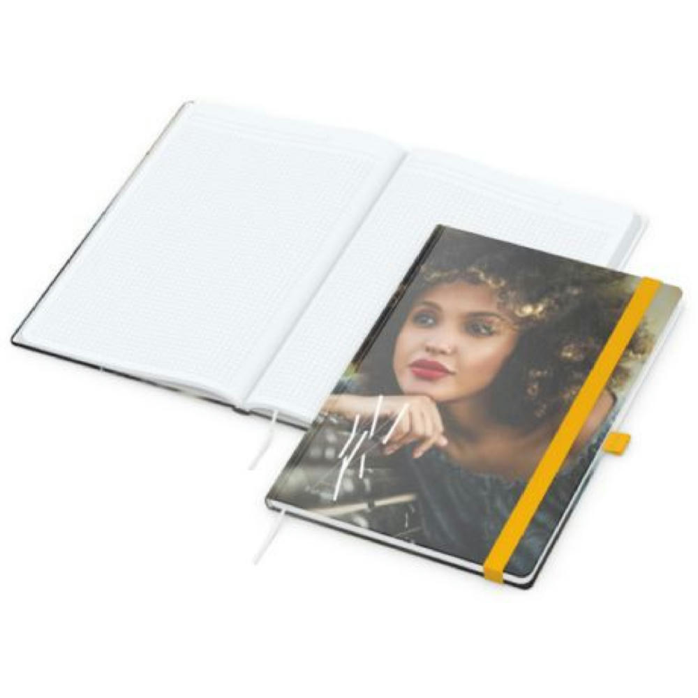 Product image Notizbuch Match-Book White Bestseller Werbeartikel