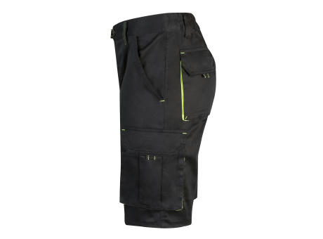 VL HEMERA. Zweifarbige Stretch-Bermudashorts mit mehreren Taschen (240 g/m²) aus Baumwolle (46 %), EME (38 %) und Polyester (16 %) Werbeartikel