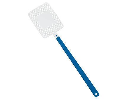 Griff blau, Klatsche weiß