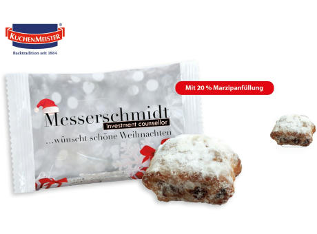 Product image Stollenkonfekt Werbetüte, 1 Stück, Inhalt: Stollenkonfekt bedrucken