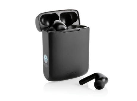 Skywave Solar-Kopfhörer aus RCS recyceltem Kunststoff Werbeartikel