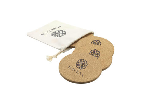 Product image Cork Coaster Set Untersetzern Werbeartikel